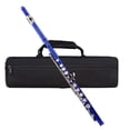 thumbnail image 2 of C Flute, Closed Hole 16 Keys Flute with Carry Case Gloves Cleaning Cloth Cleaning Rod Mini Screwdriver for Performance and Daily Practice, 2 of 7