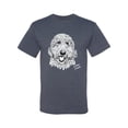 thumbnail image 2 of Golden Doodle Dog Lover Pet Owner Animal Lover Graphic T-Shirt, Vintage Heather Blue, Large, 2 of 4