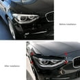 thumbnail image 3 of Headlight Eyebrow, 1 Pair Front Light Eyebrow Left Right Protection Front Light Eyelid Cover Replacement For 1 Series F20 F21, 3 of 8
