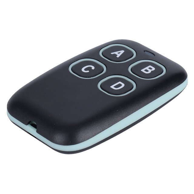 433mhz Remote Control Key Fob, Portable Stable Signal Flexible Functions Remote Control Key Fob with 4 Buttons for Car for Door for Garage