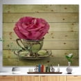 thumbnail image 2 of Design Art - Red Rose in Cup and Saucer, 2 of 5