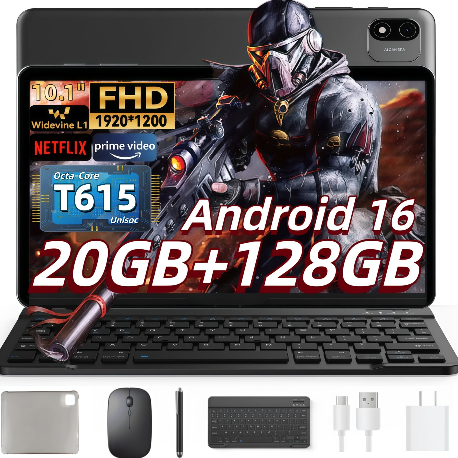 OTVOC E8A Android 15 Tablet 8.7 inch 4GB RAM 128GB ROM 1340X800