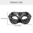 thumbnail image 4 of 2Pcs Halloween Party Mask Delicate Half Face Cosplay Mask Women Masquerade Mask, 4 of 4