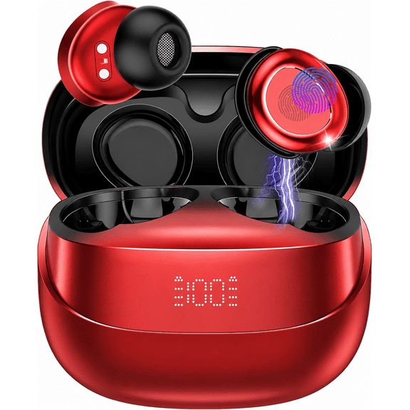 Sleep Earbuds, Noise Cancelling Wireless Ear buds for Side Sleepers, Bluetooth 5.4 in Ear Light-Weight Mini Headphones, 47H Playtime Clear Calls Earphones for Sleeping, Exercise, Working, Hiking