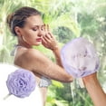 thumbnail image 5 of Bath Flower Shower Loofah Soft Mesh Body Scrubber For Gentle Exfoliation, Non Scattering Durable Bath Sponge For Women Men s Home Spa Daily Shower Cleaning, 5 of 6