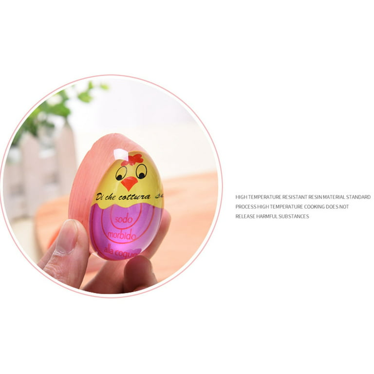 Egg Timer Resin Boiled Egg Cooker Color Changing Cooking Temperature  Observer Kitchen Tool Eco-Friendly Resin Red Eggs Timer