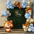 thumbnail image 3 of 154Pcs Balloon Garland Arch Kit Macaron Blue White Cocoa Skin Color Latex Balloon with Foil Bear Reusable Latex Balloon Set for Birthday Party Wedding, 3 of 6