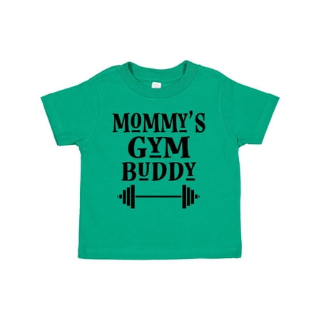 

Inktastic Mommy Gym Buddy Workout Gift Toddler Boy or Toddler Girl T-Shirt
