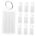 thumbnail image 6 of Raindrops 100pcs Plastic Key Tags Label Container Id Luggage Tag Key Ring Item Identifiers Split Ring Key Tags Travel Baggage Id Labels Name Tags, 6 of 8