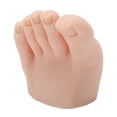 thumbnail image 3 of Practice Foot Model,  Practice  Foot Model, Medium Skin Color Nail Art Training Display Silicone Half Foot Model, 3 of 8