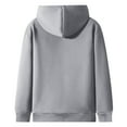 thumbnail image 4 of QATAINLAV Lightning Prime Today Womens Zip Up Hoodies Oversized Sweatshirts Jackets Warm Fleece Lined Hooded Coats 2024 Fall Fashion Outfits Gray XXXL, 4 of 5