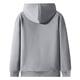 thumbnail image 4 of Sudadera con capucha de manga larga para mujer, informal, con capucha, para invierno, cálida, con forro polar y cremallera, 4 of 5