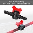 thumbnail image 3 of Drip Irrigation Switch Valve, 10 Pieces 1/2 Inch Valve For 16mm Irrigation Tube, Drip Irrigation Tubing Shut-off Valve Hose Connectors Barbed Valve Fo, 3 of 5