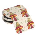 thumbnail image 4 of Goofa Frog Sitting On Mushroom Pattern Double Layer Pen Pencil Case, Protective Large Capacity Storage Organizer Pen Pouch, Office College Supplies for Teens Adults, 4 of 6