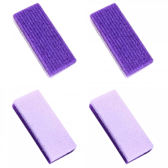 ACDANC 4 Pack Pumice Stone For Feet-Purple Foot Stone Scrubber For Heel Callus/Dead Skin Remover