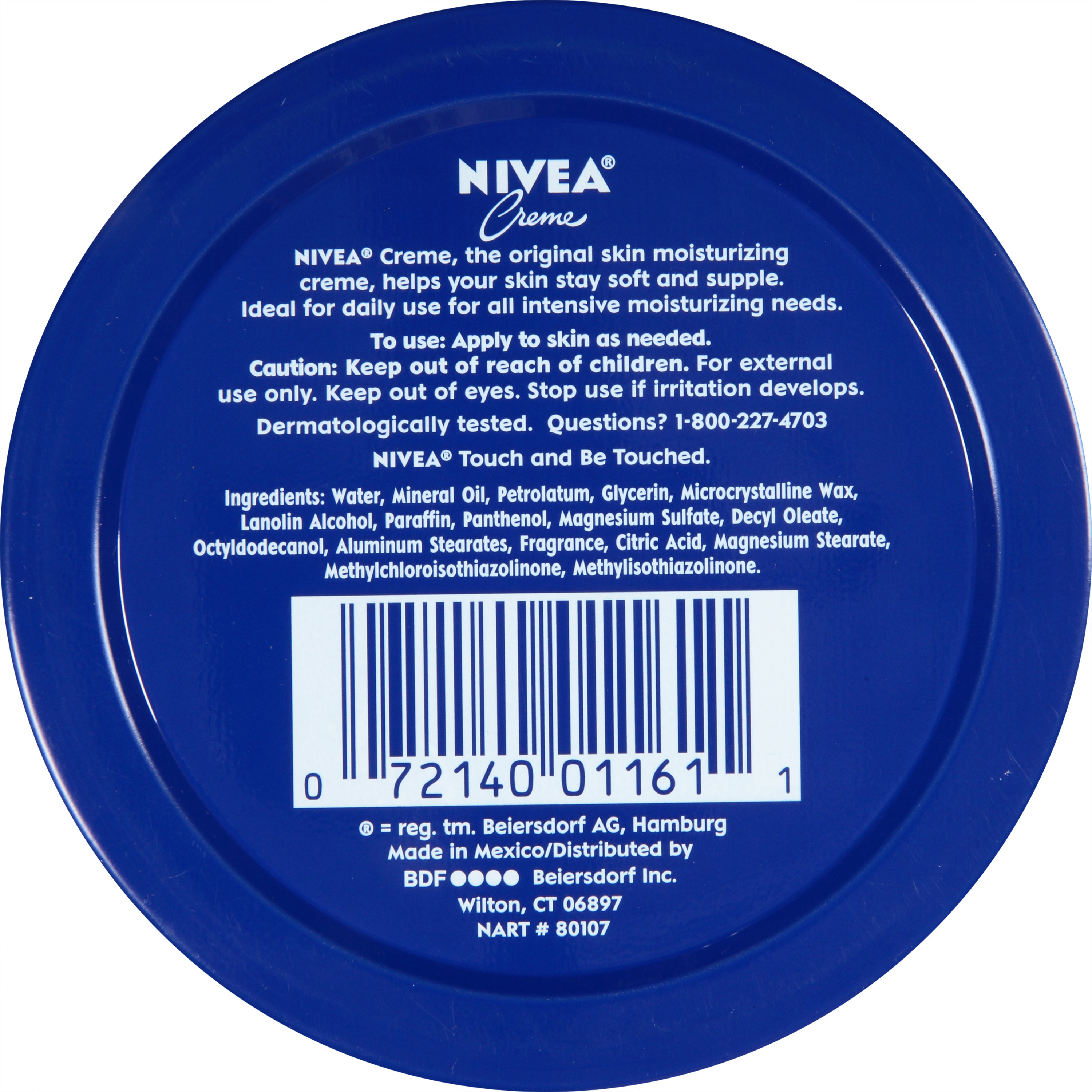 NIVEA Creme Body, Face and Hand Moisturizing Cream, 13.5 Oz Tin - image 11 of 11