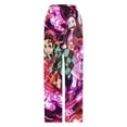 thumbnail image 4 of Demon Slayer Pajama Pants Long Sleep Pants Soft Elastic Waist PJ Bottoms Lounge Pants, 4 of 7