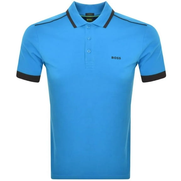 Hugo Boss Men's Paddy 1 Short Sleeve Polo Shirt, Turquoise, Medium
