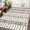 Beige, variant on Hasoo 5' x 7' Boho Washable Vintage Rug for Living Room Low Pile Non-Slip Indoor Gray Carpet
