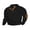 Black, variant on SUNSIOM Men's Fall Henley Sweater Patchwork Button Down Long Sleeve Knitwear Loose Fitting Pullover
