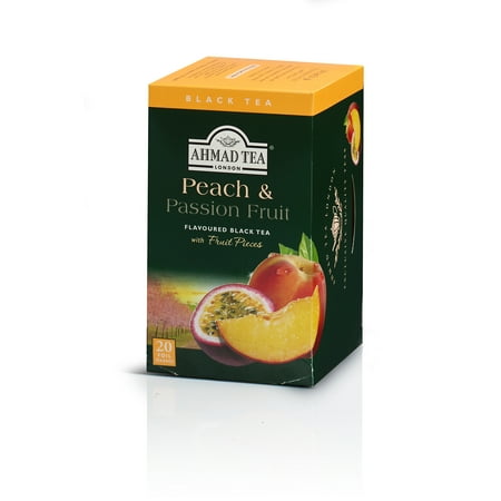 Passion Peach - Ahmad Tea, Peach & Passion Fruit Tea, 20 ct, 1.4oz (Pack of 6)