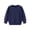 Navy, variant on FAIWAD Kids Cotton Sweatshirt Boy Girl Basic Plain Sweatshirt Thin Long Sleeve Crewneck Pullover Tops
