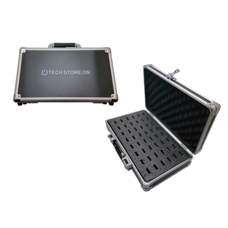 USB Drive Storage Case – Aluminum 48 Slots with Handle