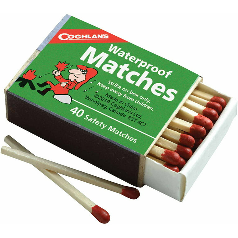 Coghlans Waterproof Matches, 10 Box Pack 