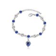 thumbnail image 1 of Pulsera de corazón de cristal de moda ShuxiuWang, 1 of 2