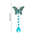 thumbnail image 3 of Stained Glass Butterfly Suncatcher, Painted Crystal Window Pendant, Hanging Ornament Decor for Home Garden Car, Gift for Women Girls Holiday Decoration, 3 of 6