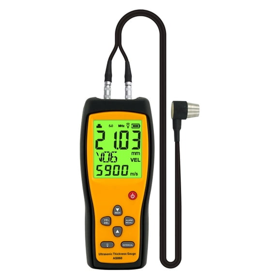Thickness tester steel plate thickness gauge ultrasonic thickness gauge digital thickness gauge 1-300mm