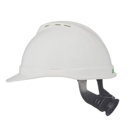 V-Gard® 500 Protective Caps and Hat, 6 Point Ratchet, White