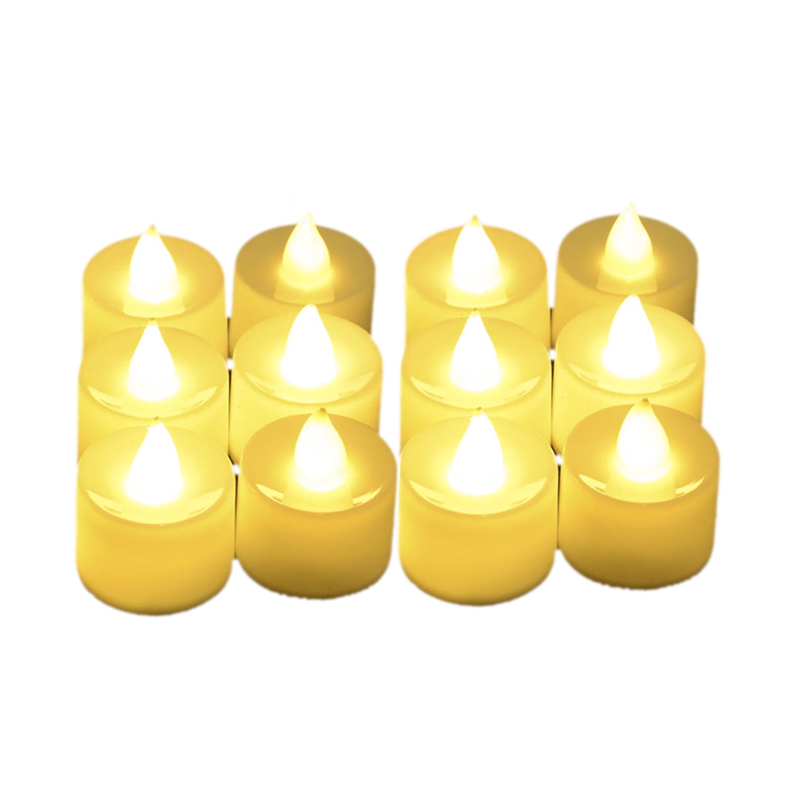 6/12Pcs Electric Led Candle Lamp Flameless Tealight Candles for Home