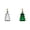 A,B, variant on Christmas Tree Shaped Glass Soap Dispenser for Kitchen Bathroom, Refillable Lotion Bottle with Leak Proof Pump, Decorative Hand Soap Dispenser for Holiday Countertop Decor Use, A
