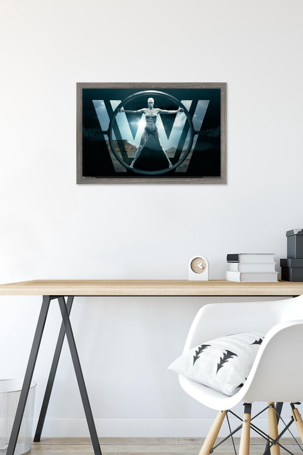 Westworld - Key Art Wall Poster, 14.725" x 22.375", Framed