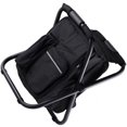 thumbnail image 2 of Sac à dos isotherme léger et pliable, grande capacité, tabouret de camping pour voyage, plage, randonnée, pique-nique, noir, 2 of 4