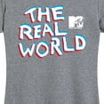thumbnail image 3 of MTV - The Real World Logo - Women's Short Sleeve Graphic T-Shirt, 3 of 5