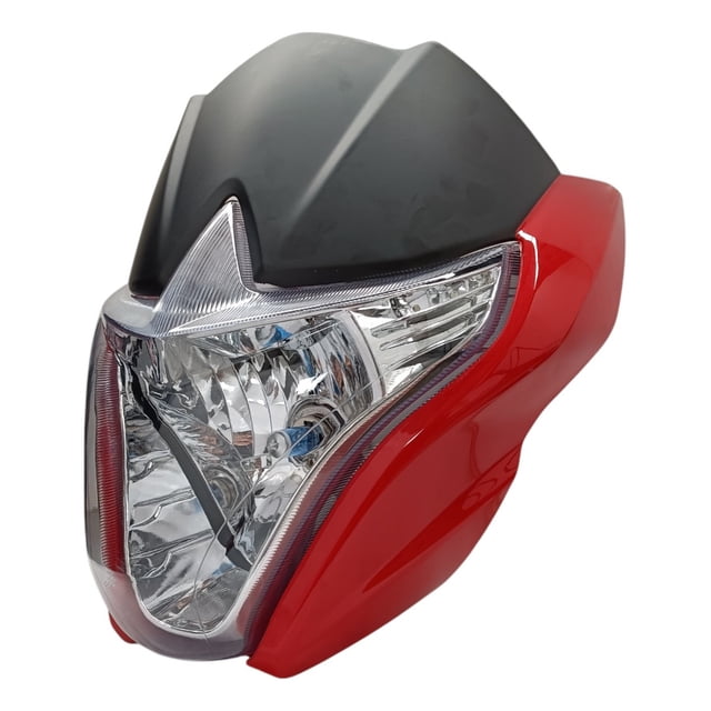 Faro Completo Delantero Para Italika 125z Rojo Mtc
