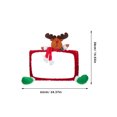 thumbnail image 2 of SEWACC Holiday Computer Monitor Cover Red with Elk Shape Decoration for Family 1Set Back to School, 2 of 6