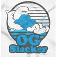 thumbnail image 2 of Lazy Smurf OG Slacker Sleepy Naps Men's Graphic T Shirt Tees Brisco Brands 5X, 2 of 5