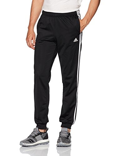 adidas men's athletics essential tricot 3 stripe tapered pants