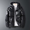 thumbnail image 2 of Viikei Mens Coats Outerwear Winter Mens Winter Coats Men Casual Solid Fashion Long Sleeve Warm Zipper Closure Outwear Coat Jacket, 2 of 3