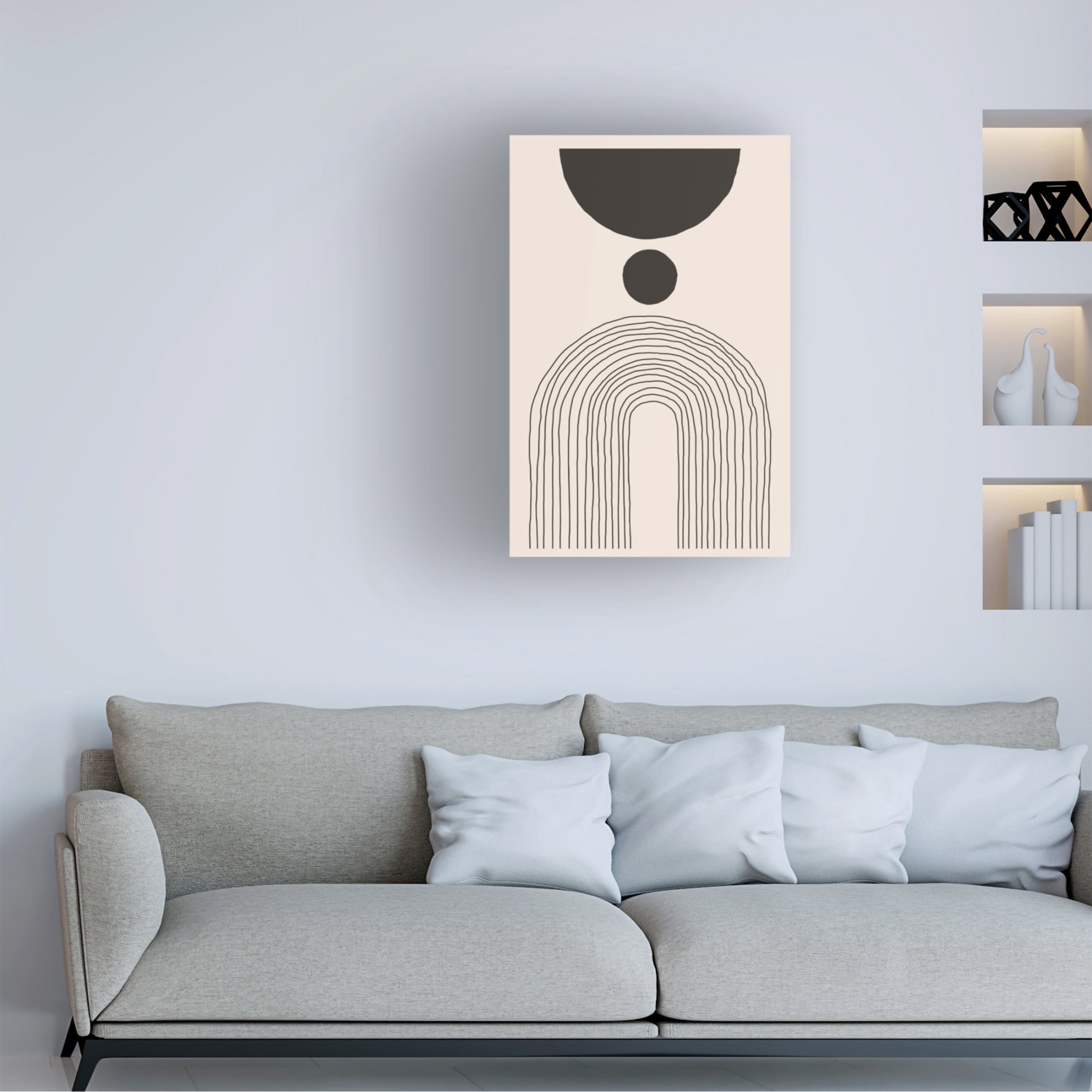 Trademark Fine Art jay stanley Minimal Design Set 10 Canvas Wall Art