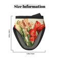 thumbnail image 3 of Pofeuu Vibrant Amaryllis Flowers Print Thickened Mini Silicone Oven Mitts Heat Resistant, Rubber Oven Mitt Gloves, Finger Pinch Grips, Pot Holder, Silicone Potholder, 3 of 7