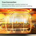 Infrared Heated Oven，Extra Large Countertop Convection Oven 10in1