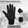 thumbnail image 3 of Guantes de ciclismo, guantes de invierno cálidos, guantes de pantalla táctil repelentes al agua, guantes para correr a prueba de viento, guantes deportivos antideslizantes para hombres y, 3 of 6