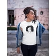 thumbnail image 2 of A Woman With Curly Hair T-Shirt Women -SPIdeals Designs, Female Large, 2 of 4