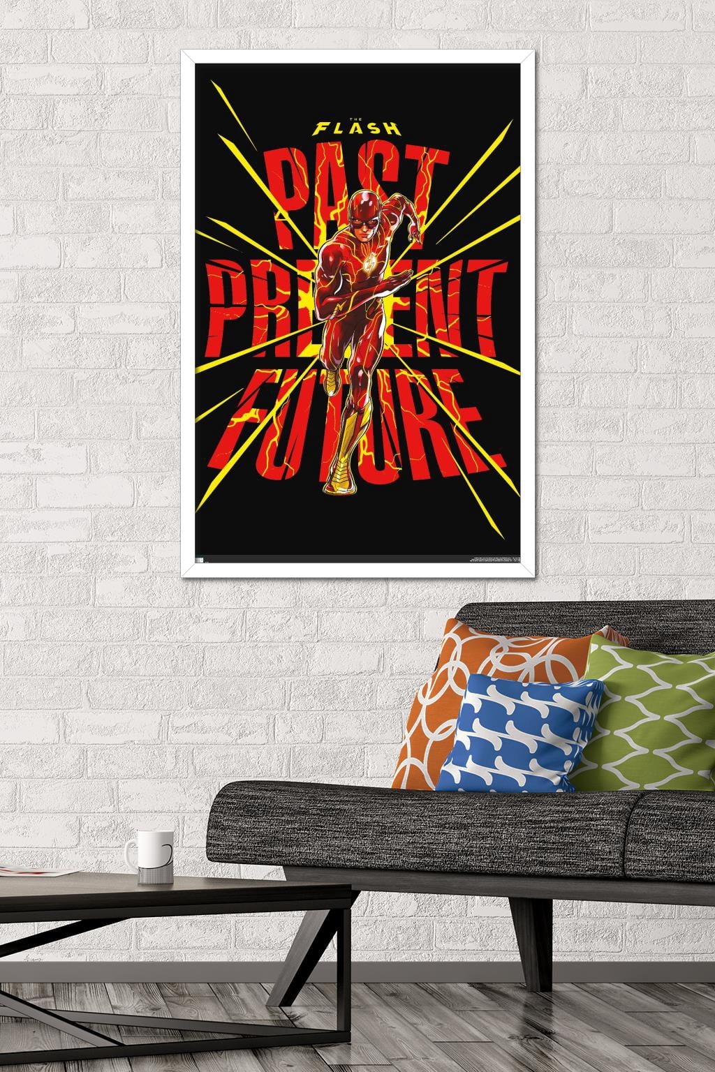 DC Comics Movie The Flash - Pointbreak Wall Poster, 22.375" x 34" Framed