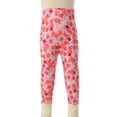 thumbnail image 2 of vastwit Kids Girls Colorful Leggings Yoga Pant Tights Full-Length Elastic Trouser Underpants Pink 140, 2 of 7