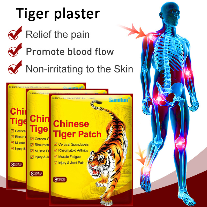 8PCS/Bag Chinese Herbs Pain Plaster Traditional Pain Relief Patch for